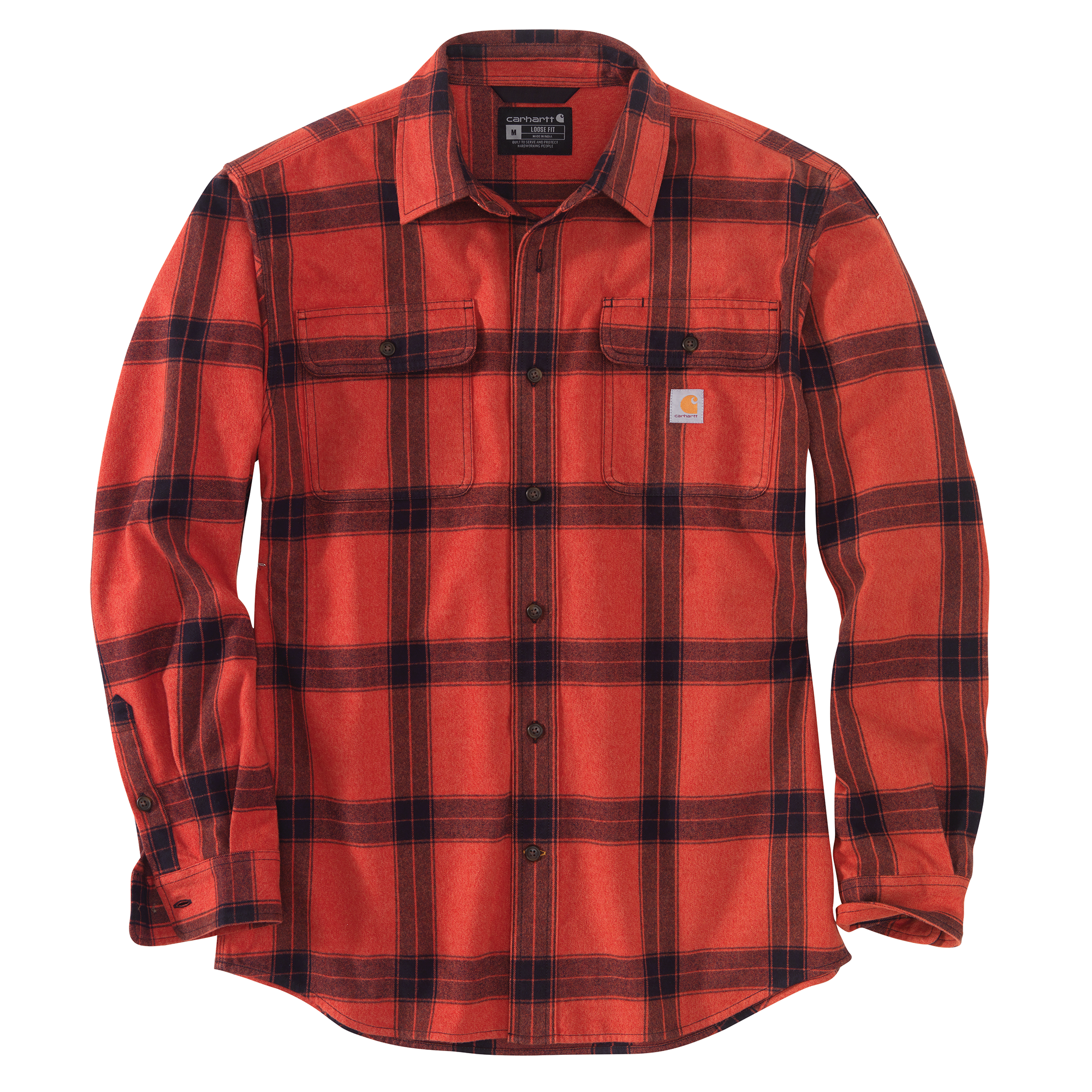Carhartt red flannel shirt deals