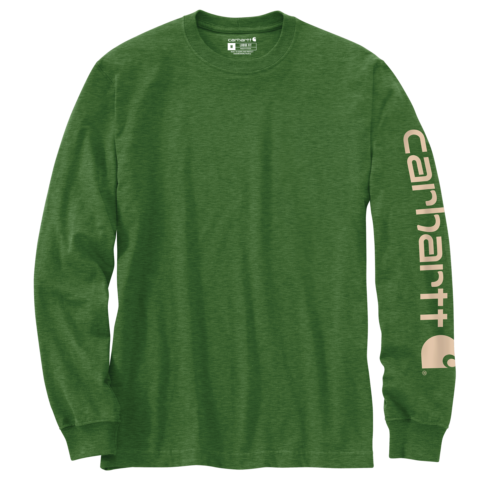 Carhartt green long 2024 sleeve