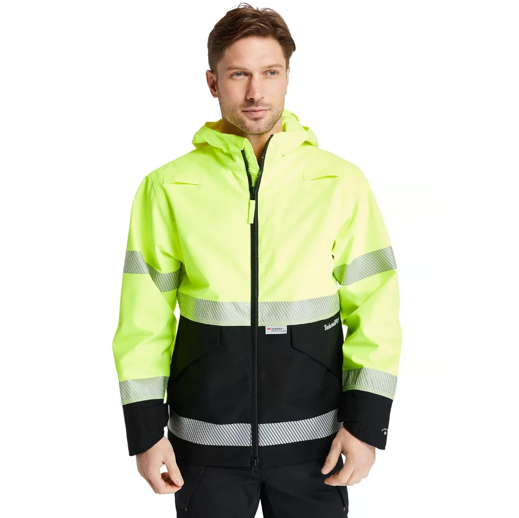 TIMBERLAND PRO WORK SIGHT HIGH-VISIBILITY WATERPROOF JACKET ANSI