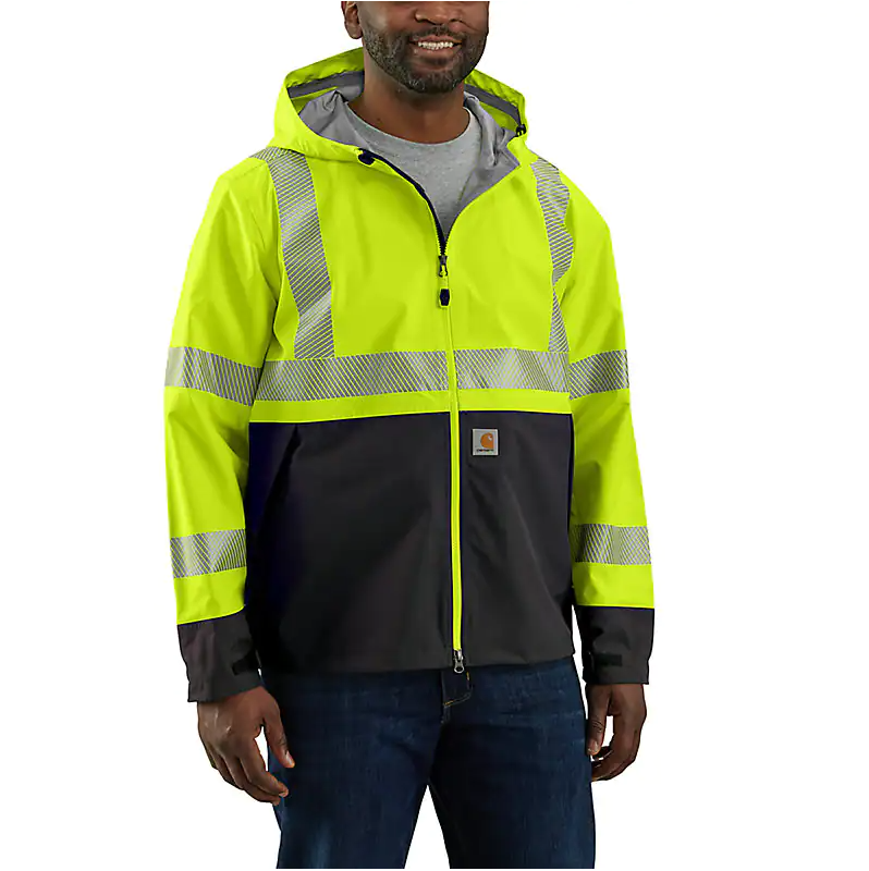 CARHARTT HIGH VISIBILITY STORM DEFENDER LOOSE FIT MIDWEIGHT CLASS