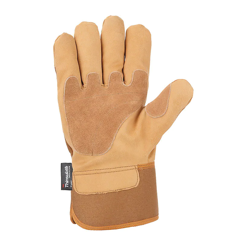 CARHARTT INSULATED GRAIN LEATHER SAFETY CUFF WORK GLOVE GW0513 Northway Shoes and Repair