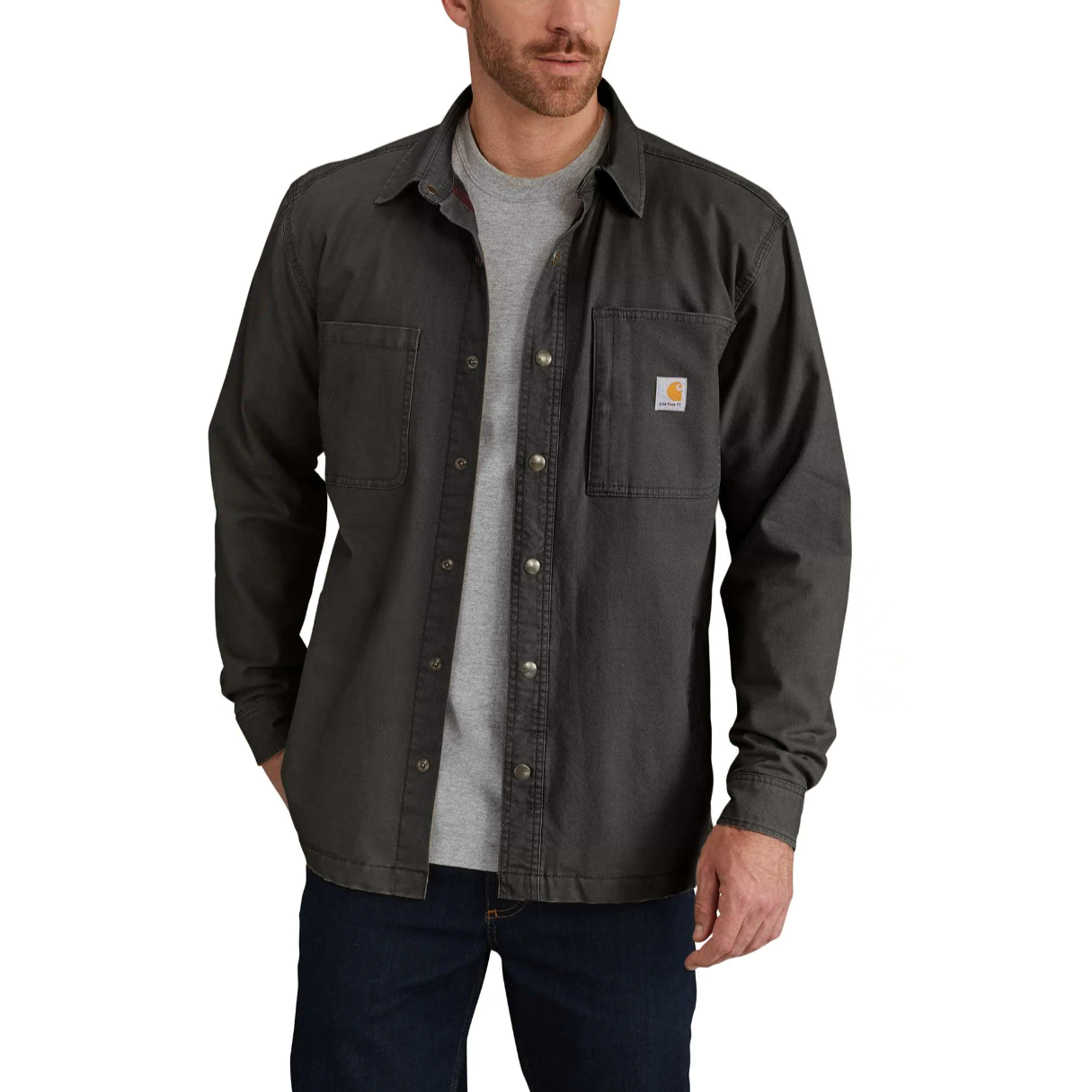 Carhartt Men's Rugged Flex Relaxed Fit Fleece-Lined Shirt