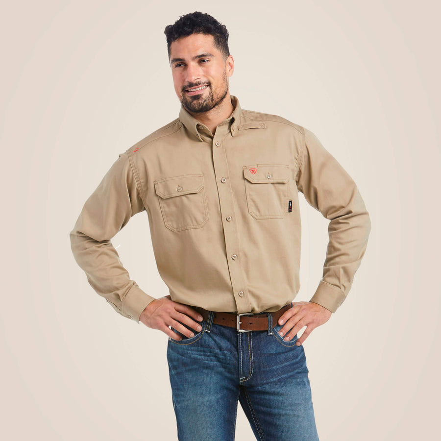 ARIAT FLAME RESISTANT SOLID WORK SHIRT