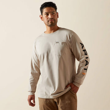 ARIAT Rebar Cotton Strong Standard Logo Pocket T-Shirt