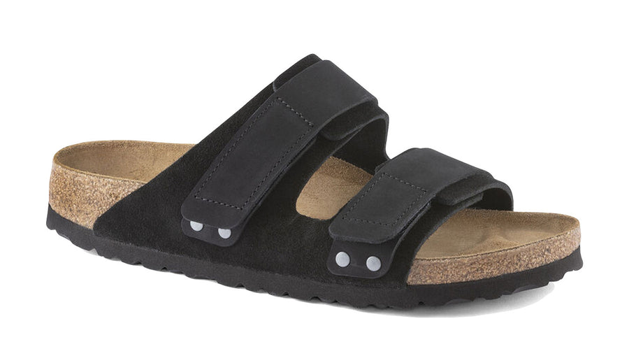 BIRKENSTOCK Uji Nubuck-Suede Leather - Black 1024810