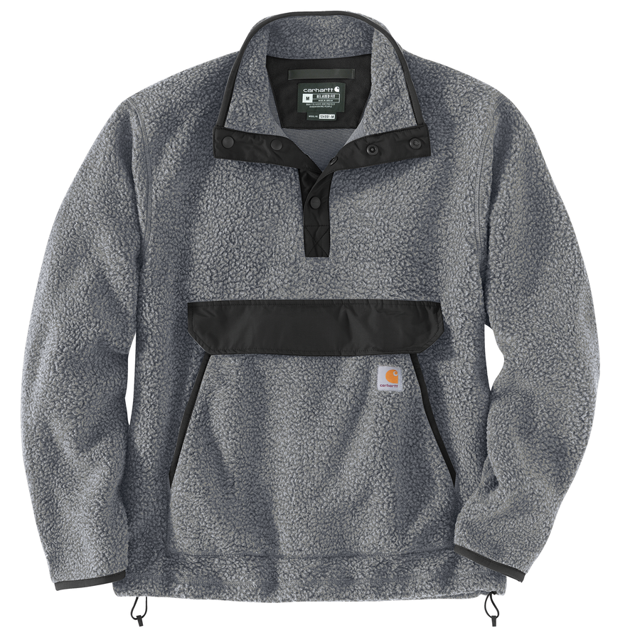 CARHARTT RELAXED FIT FLEECE SNAP FRONT PULLOVER 104991