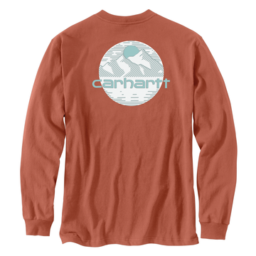 CARHARTT RELAXED FIR HEAVYWEIGHT LONG-SLEEVE POCKET MOUNTAIN GRAPHIC T-SHIRT 105955
