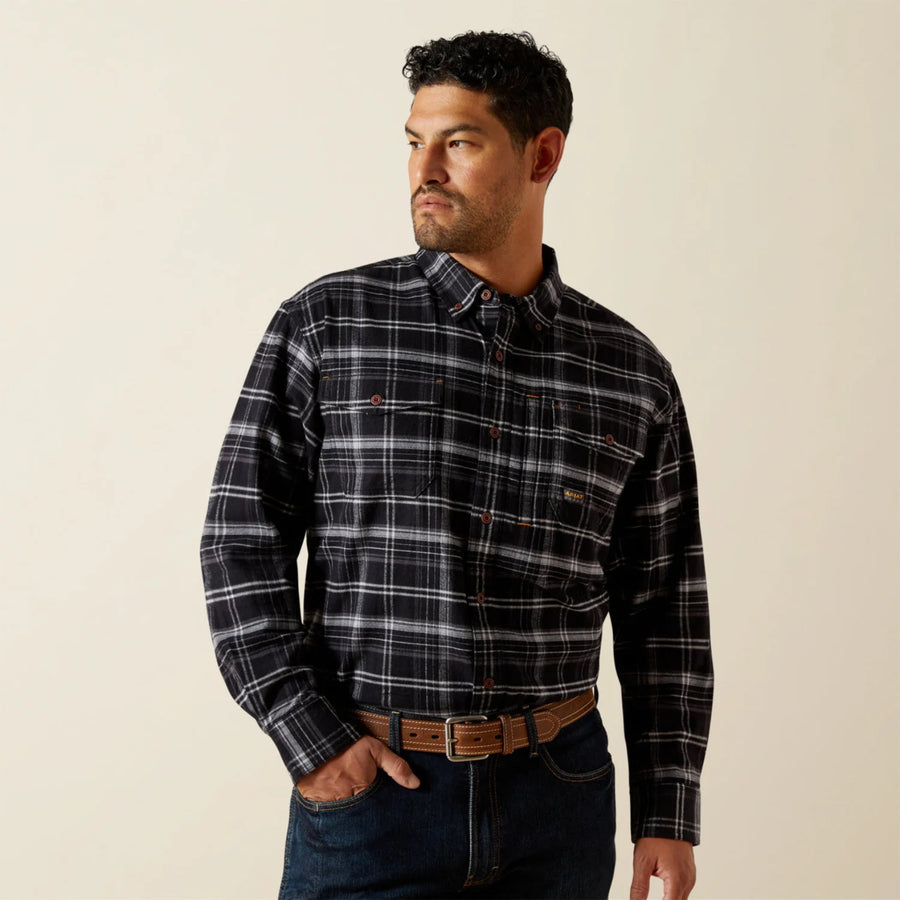 ARIAT Rebar Flannel DuraStretch Work Shirt