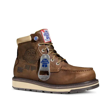 Timberland Pro Men's Pabst Blue Ribbon Gridworks Wedge Soft Toe Boots A64KK