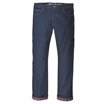 DICKIES RELAXED STRAIGHT FLANNEL LINED JEANS DD217SNB