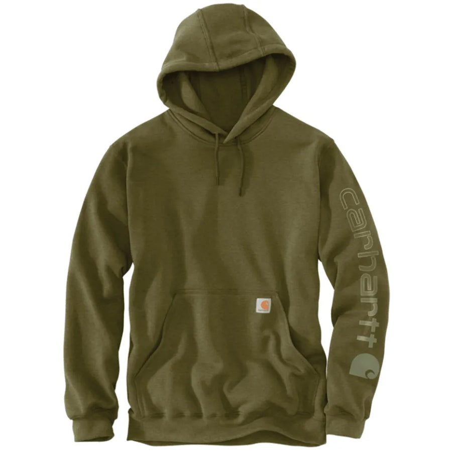 CARHARTT MIDWEIGHT HOODED LOGO SWEATSHIRT K288