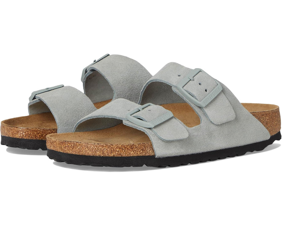 Arizona Soft Footbed Suede Leather - Pure Sage 1029774 Narrow