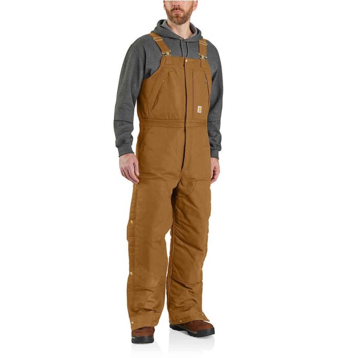 CARHARTT LOOSE FIT FIRM DUCK INSULATED BIBERALL - 4 EXTREME WARMTH RATING 106682