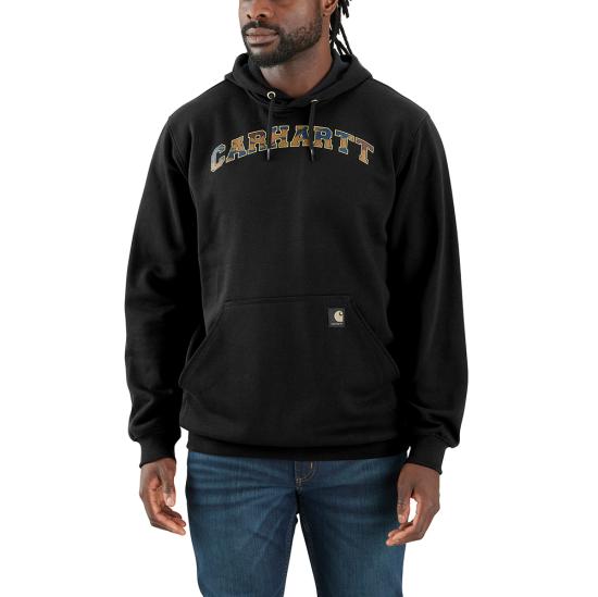 CARHARTT LOOSE FIT MIDWEIGHT CAMO LOGO GRAPHIC SWEATSHIRT 106389