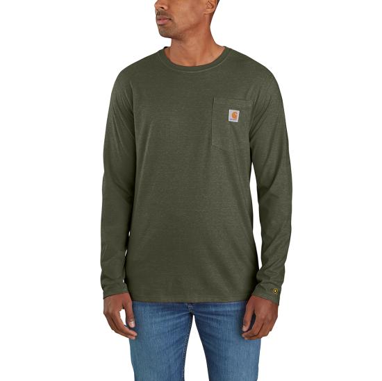 CARHARTT FORCE® RELAXED FIT LONG-SLEEVE POCKET T-SHIRT 106656