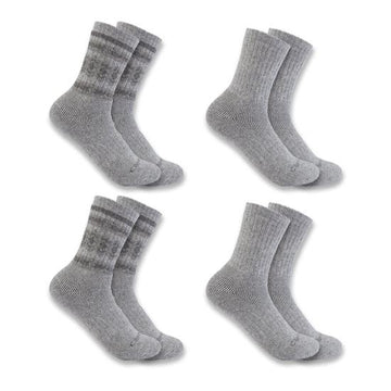 Carhartt  Women's Heavyweight Synthetic-Wool Blend Crew Sock 4-Pack SC5544W