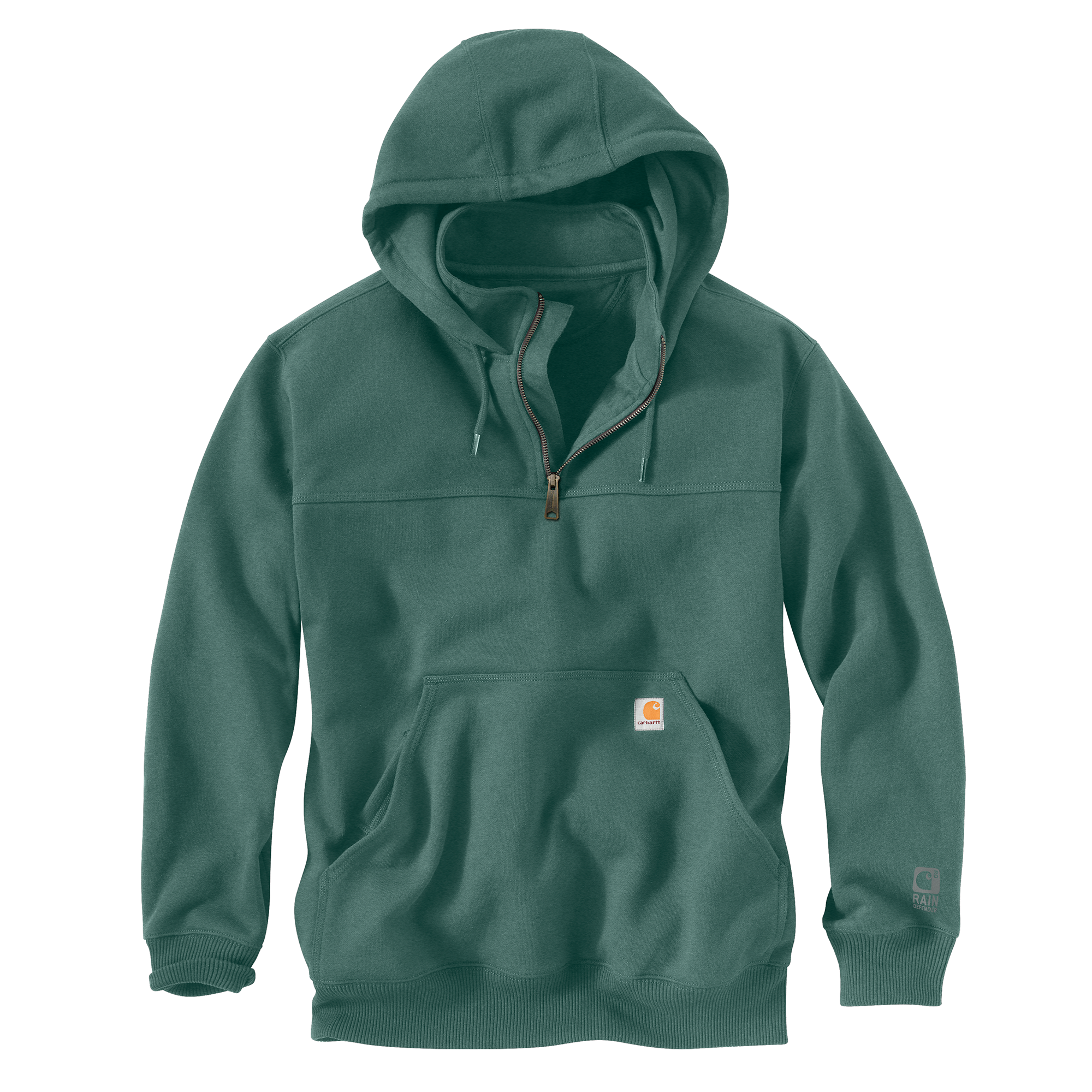 CARHARTT RAIN DEFENDER PAXTON HEAVYWEIGHT HOODED ZIP MOCK CARHARTT RAIN DEFENDER PAXTON HEAVYWEIGHT HOODED ZIP MOCK