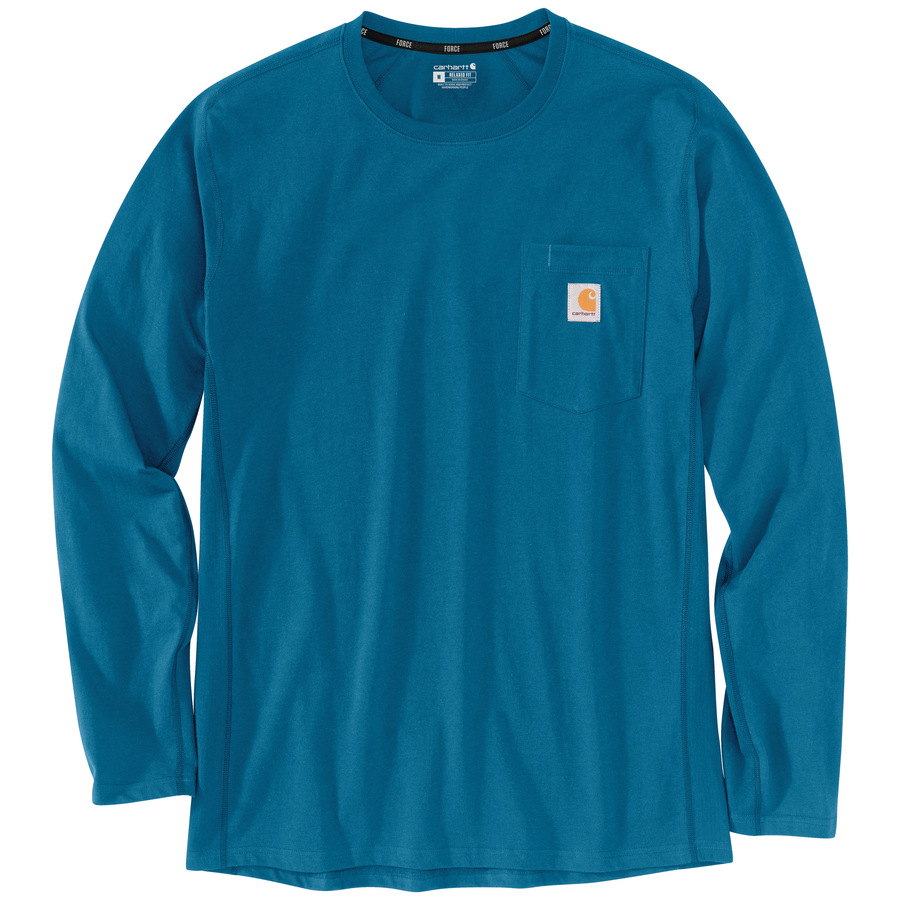 CARHARTT FORCE RELAXED FIT MIDWEIGHT LONG-SLEEVE POCKET T-SHIRT 104617