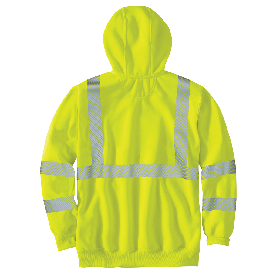 CARHARTT HIGH VISIBILITY LOOSE FIT MIDWEIGHT HOODED CLASS 3 SWEATSHIRT 104987