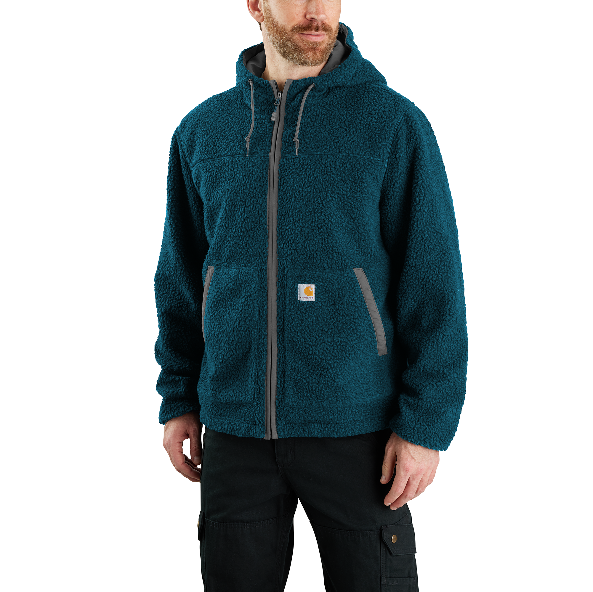 CARHARTT RAIN DEFENDER RELAXED FIT FLEECE REVERSIBLE JACKET 104992