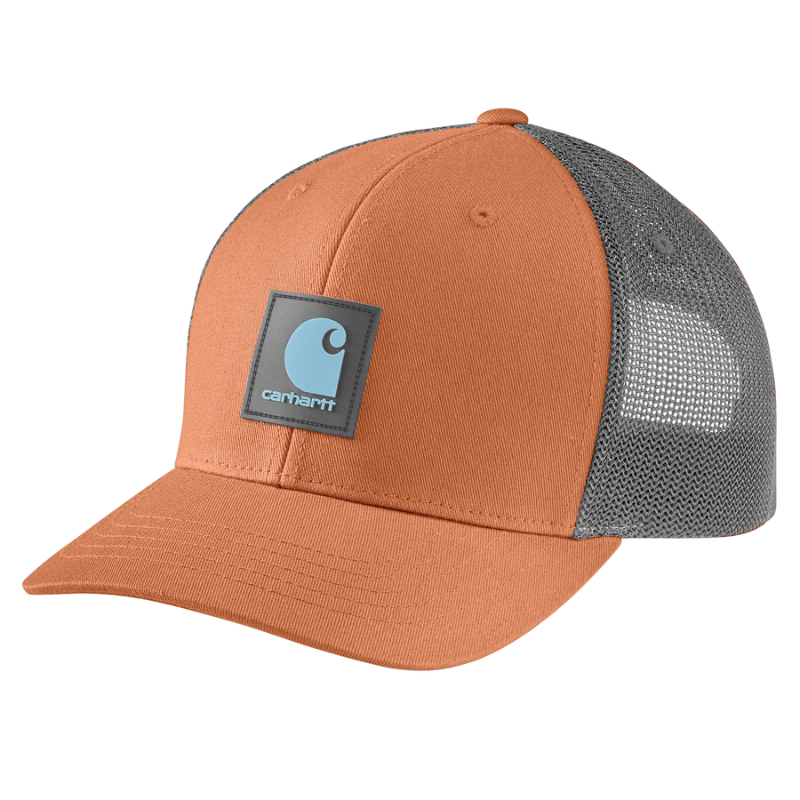 CARHARTT RUGGED FLEX TWILL MESH BACK LOGO PATCH CAP 105216