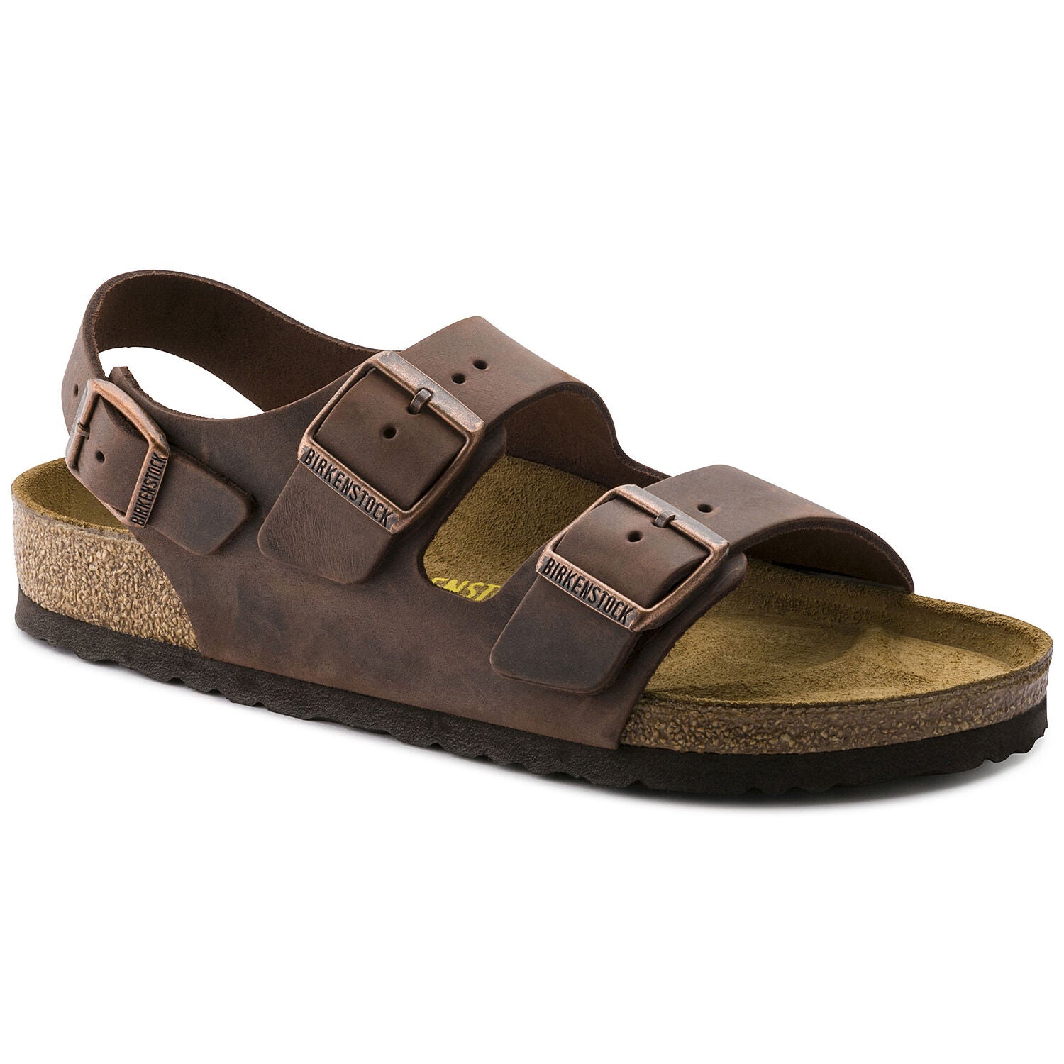 *NEW* Unisex BIRKENSTOCK Milano Oiled Leather Sandal HABANA (0034871) ? MilanoOiledLeatherHabana34871.  main image 3