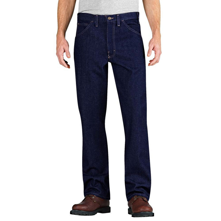 DICKIES FLAME-RESISTANT RELAXED FIT STRAIGHT LEG 5 POCKET JEAN RD901RNB