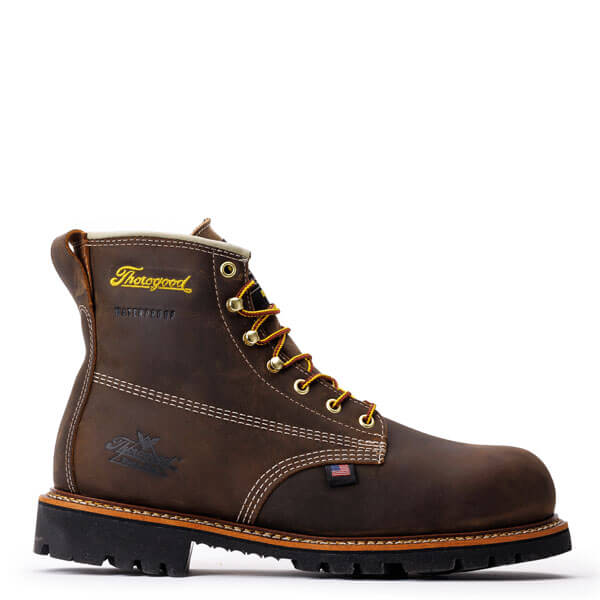 THOROGOOD AMERICAN HERITAGE 6” INSULATED 400G WATERPROOF CRAZYHORSE NANO COMPOSITE SAFETY TOE 804-4514