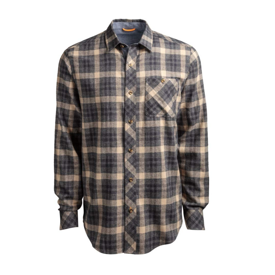 TIMBERLAND PRO WOODFORT MID-WEIGHT FLANNEL WORK SHIRT A1V49