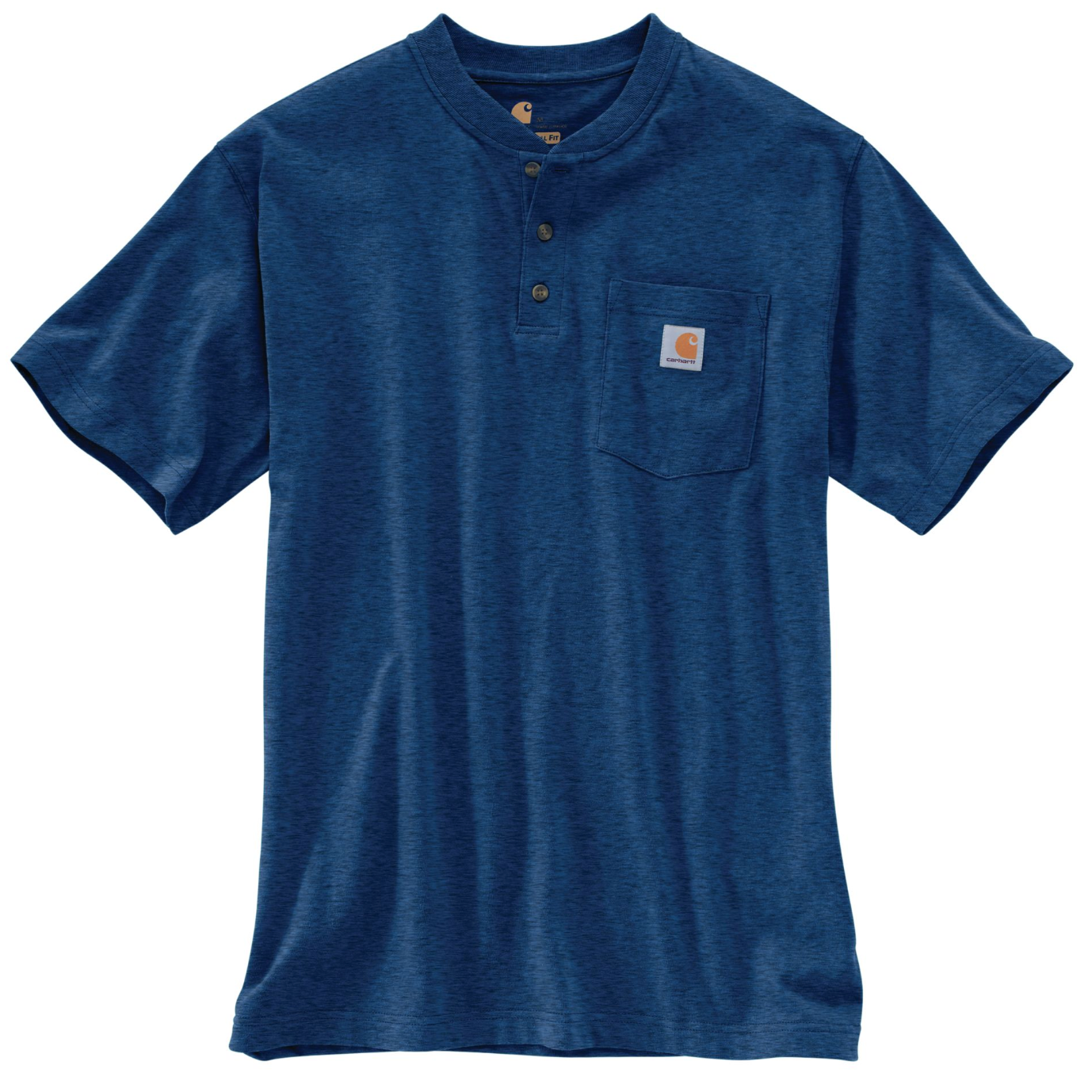 CARHARTT LOOSE FIT HEAVYWEIGHT SHORT-SLEEVE POCKET HENLY T-SHIRT