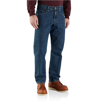 CARHARTT RELAXED FIT FLANNEL-LINED 5-POCKET JEAN 104942