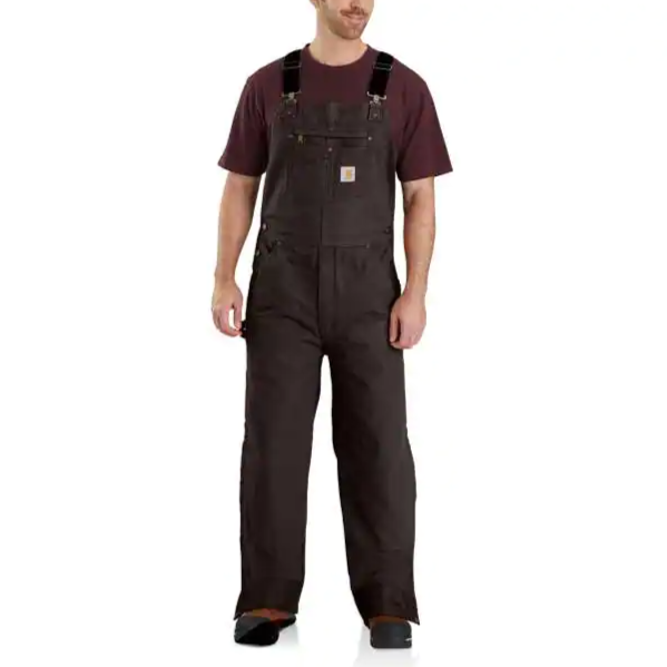 CARHARTT LOOSE FIT WASHED DUCK INSULATED BIB OVERAL 104031