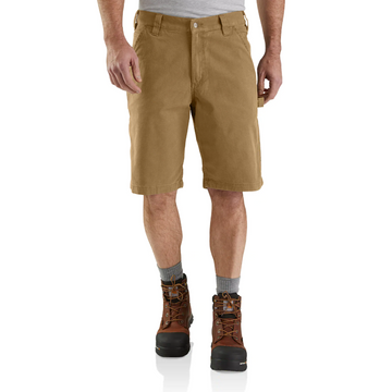 CARHARTT RUGGED FLEX RELAXED FIT CANVAS UTILITY WORK SHORT HICKORY 103652