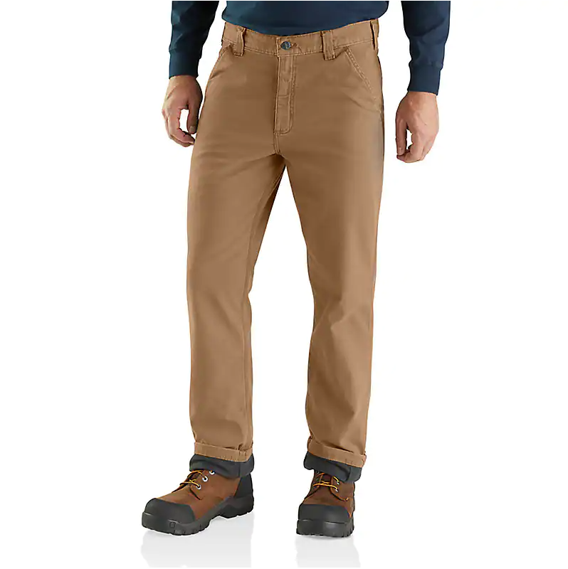 CARHARTT RUGGED FLEX RIGBY DUNGAREE KNIT LINED PANT 103342