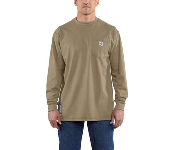 CARHARTT FORCE FLAME RESISTANT COTTON LONG-SLEEVE T-SHIRT 100235